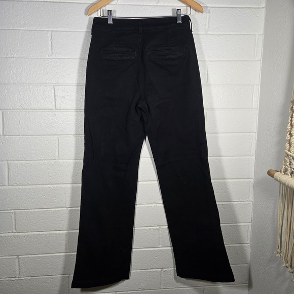AYR The Special Sauce Organic Cotton Black Pants 28x32 Wide Leg High Rise Office - Picture 4 of 7